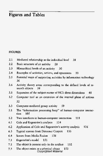 Context and Consciousness: Activity Theory and Human-Computer Interaction