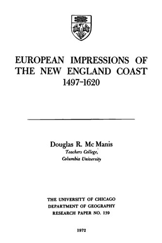 European Impressions of the New England Coast, 1497-1620