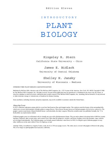 Introductory Plant Biology