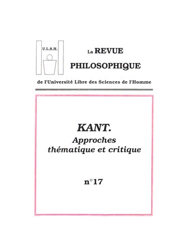 Les preuves de l'existence de Dieu dans la philosophie de Kant