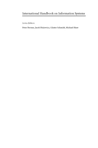 Handbook on Decision Support Systems 1: Basic Themes