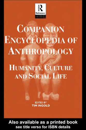 Companion Encyclopedia of Anthropology