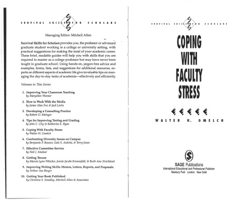 Coping with Faculty Stress