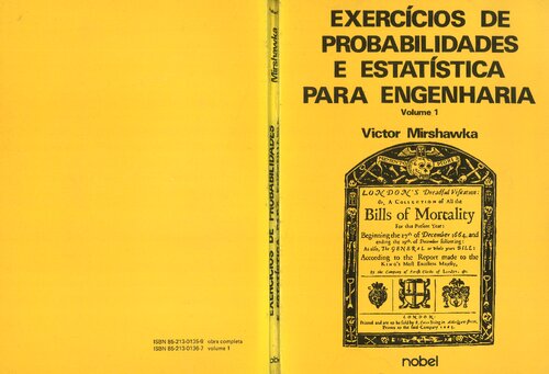 Exercícios de probabilidades e estatística para engenharia