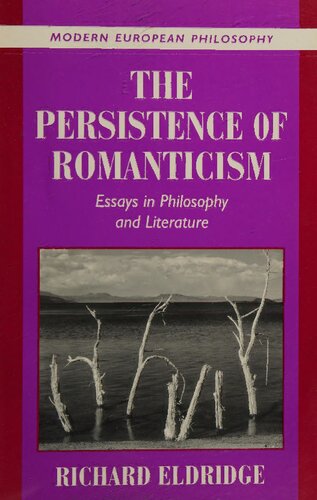 The Persistence of Romanticism: Essays in Philosophy and Literature