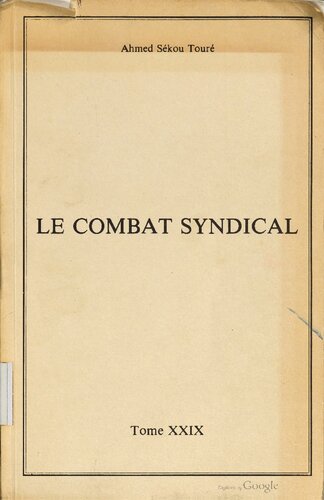 Le combat syndical