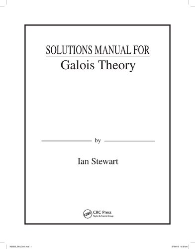 Instructor's Solutions Manual for Galois Theory