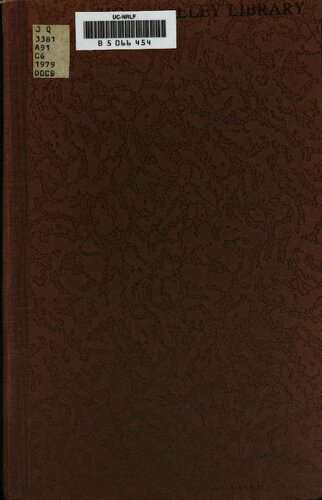 Les actes de la 34ème à la 42ème session du Conseil national de la révolution 4 octobre 1975 au 24 mai 1979