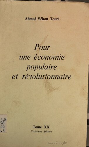 Pour une économie populaire et révolutionnaire
