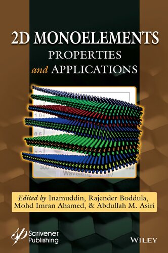 2D Monoelements: Properties and Applications