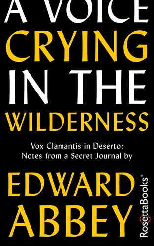 A Voice Crying in the Wilderness: Vox Clamantis in Deserto: Notes from a Secret Journal