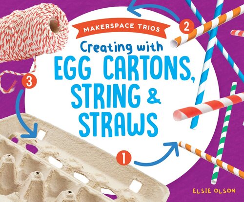 Creating with Egg Cartons, String & Straws