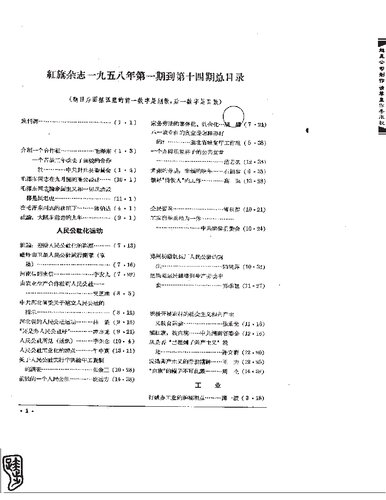 《红旗》 杂志 (1958-1976合集) Hóngqí [Red Flag] Magazine