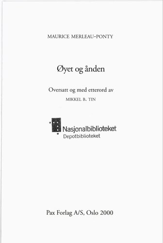 Øyet og ånden