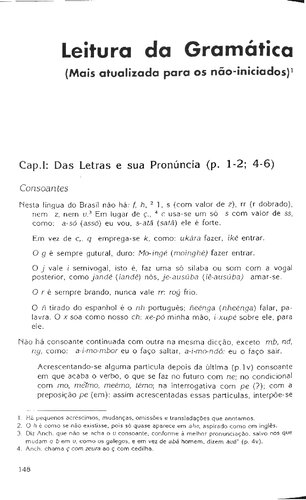 Arte de gramática da língua mais usada na costa do Brasil: leitura da gramática (mais atualizada para os não iniciantes)