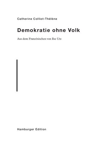 Demokratie ohne Volk