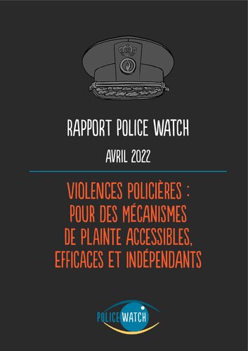 Police Watch - Rapport Police Avril 2022