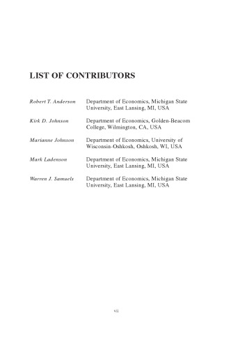 Research in the History of Economic Thought and Methodology (Vol 25, part 3)