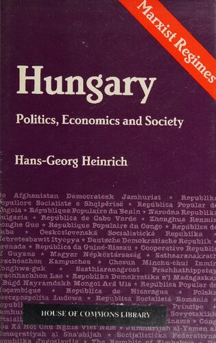 Hungary: Politics, Economics, and Society