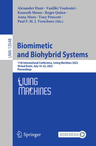 Biomimetic and Biohybrid Systems: 11th International Conference, Living Machines 2022, Virtual Event, July 19–22, 2022, Proceedings