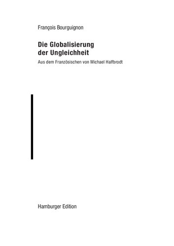 Die Globalisierung der Ungleichheit