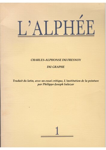 Du Graphe (De arte graphica), L'Institution de la peinture