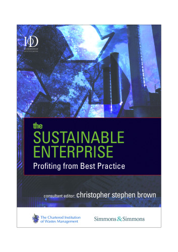 Sustainable Enterprise: Profiting from Best Practice 
