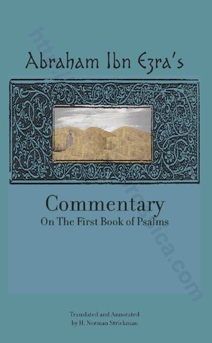 Rabbi Abraham Ibn Ezra's Commentary on the Book of Psalms