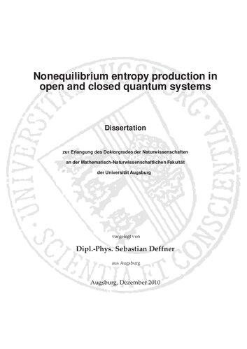Nonequilibrium entropy production in open and closed quantum systems