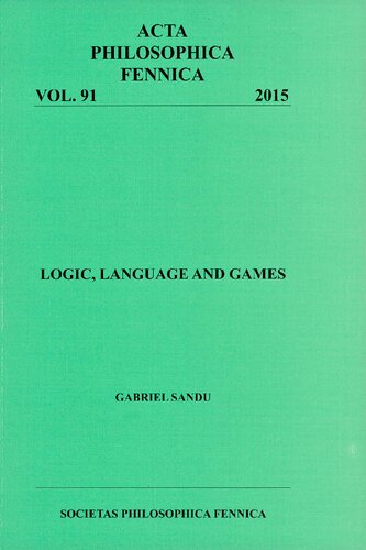 Logic, Language and Games
