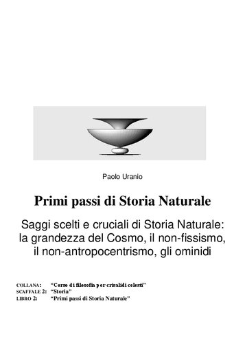 Primi passi di Storia Naturale