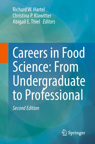 Careers in Food Science: From Undergraduate to Professional