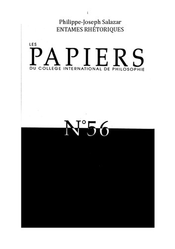 Entames rhétoriques