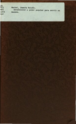 Estabelecer o poder popular para servir as massas