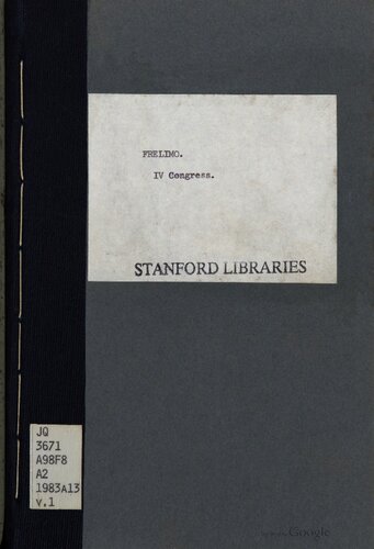 Mozambique. Out of underdevelopment to socialism