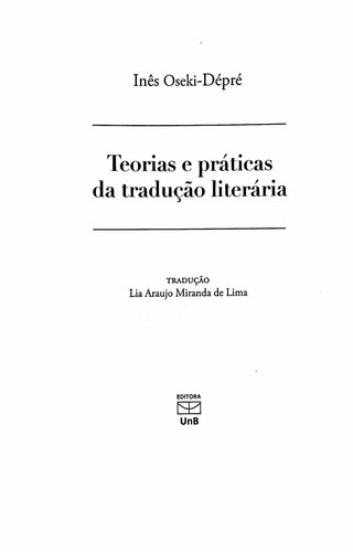 Teorias e práticas da tradução literária