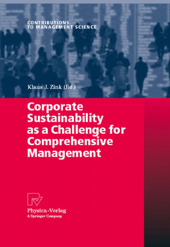 Corporate Sustainability As A Challenge For Comprehensive Management