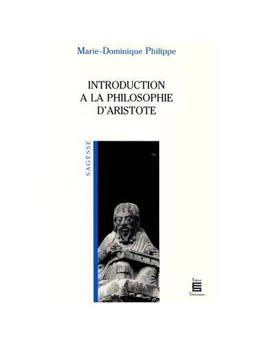 Introduction à la philosophie d'Aristote