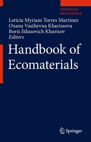 Handbook of Ecomaterials