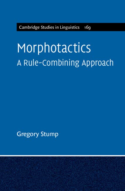 Morphotactics: A Rule-Combining Approach