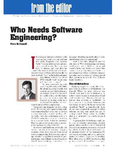 IEEE Software (January/February)