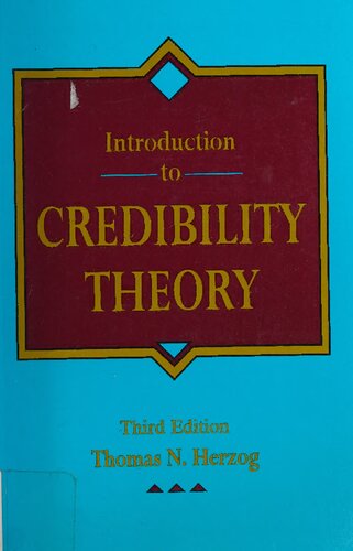 Introduction to Credibility Theory