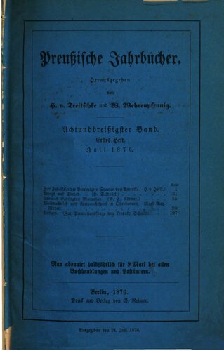 Preußische Jahrbücher