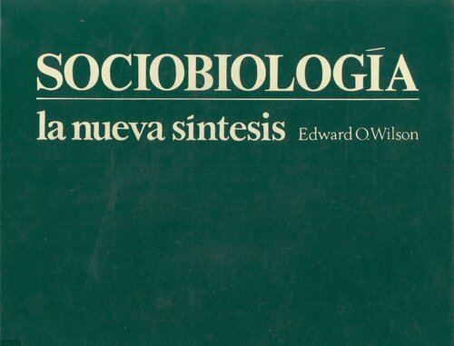 Sociobiología, La Nueva Síntesis