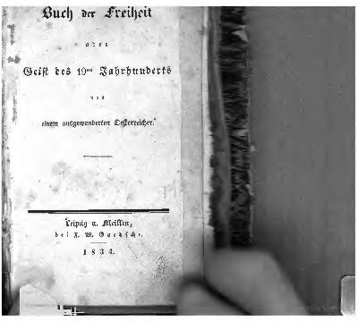 Buch der Freiheit oder Geist des 19ten Jahrhunderts