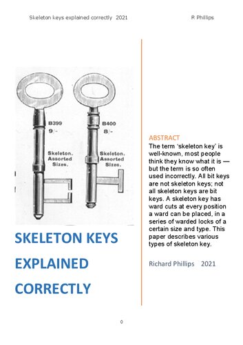 Skeleton Keys Explained Correctly