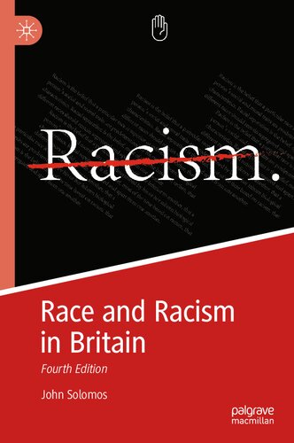 Race and Racism in Britain: Fourth Edition