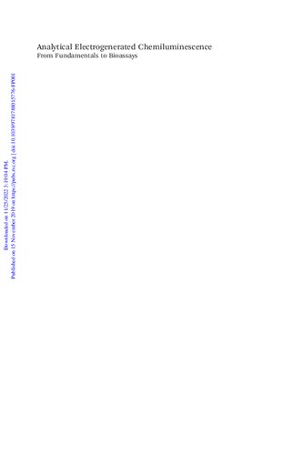 Analytical Electrogenerated Chemiluminescence: From Fundamentals to Bioassays