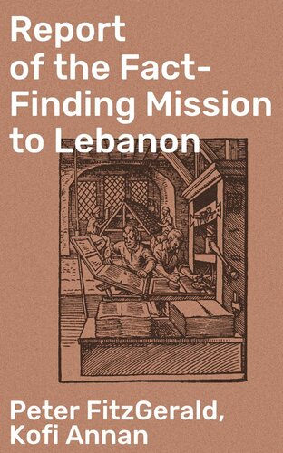 Report of the Fact-Finding Mission to Lebanon