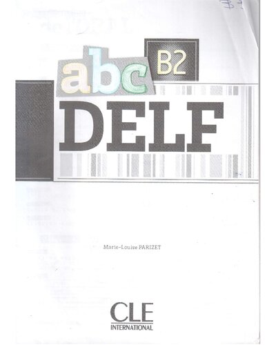 ABC DELF B2 corrigé